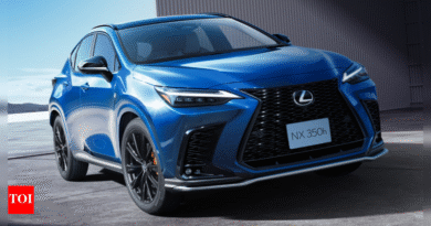 2025 Lexus NX 350h launched in India at Rs 68.02 lakh: Here’s what’s new – The Times of India
