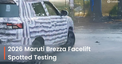 2026 Maruti Suzuki Brezza Facelift Spotted For The First Time! All You Need To Know – CarDekho