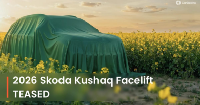 New 2026 Skoda Kushaq Facelift TEASED Ahead Of Its Imminent Launch – CarDekho